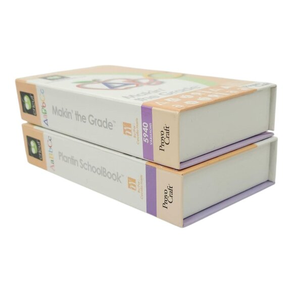 Cricut Cartridge Makin The Grade Plantin Schoolbook Lot Of 2 Link Status Unknown - Picture 11 of 11